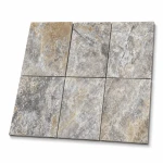 Trawertyn Silver Bębnowany 40,6x61x3 cm