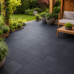 Kamień Kadappa Black Limestone Bębnowany French Pattern 1kpl= 0,742m2 3CM | Komplet Rzymski