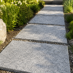 Płytka Granitowa Szara Płomieniowana G602 Bianco Sardo 40x60x2 cm