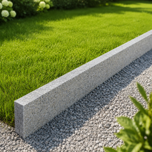 Obrzeże granitowe G602 6x20x100 cm góra płomieniowana (opornik) 