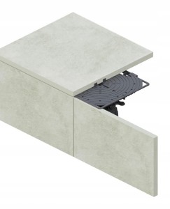 Uniwersalna Płytka do Mocowania Maskownic Tarasu Wentylowanego 26x26 cm