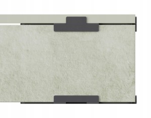 Uniwersalna Płytka do Mocowania Maskownic Tarasu Wentylowanego 26x26 cm