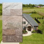 Kamień elewacyjny-dekoracyjny  kwarcytowy Copper Brick 10x30  PRZEDSPRZEDAŻ!