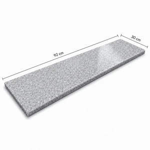 Stopnica / Parapet granitowy szary polerowany G603 92x30x2 cm