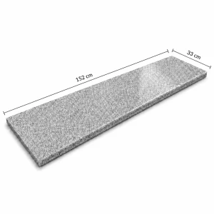 Stopnica / Parapet granitowy szary polerowany G603 -Wizualizacja wygenerowana przy użyciu AI.webp