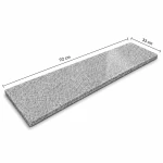 Stopnica / Parapet granitowy szary polerowany G603 New 92x33x2 cm