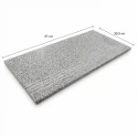 Płytka schodowa ryflowana granitowa G603 poler 30,5x61x1