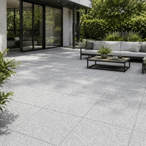 Płytka granitowa szara płomieniowana G603 New 60x60x2 cm