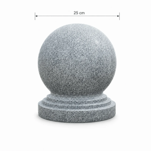 Ogrodowa Kula Granitowa polerowana G603 fi 25cm-Wizualizacja wygenerowana przy użyciu AI.png