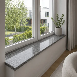 Parapet Stopnica granitowa polerowana Dark Grey New G654 -Wizualizacja wygenerowana przy użyciu AI.webp
