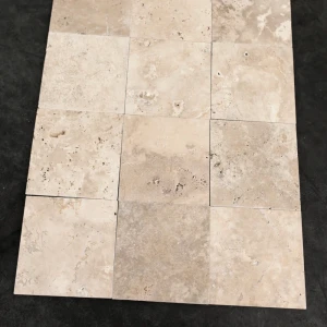 Trawertyn Super Light Szlifowany Bębnowany 40,6x40,6x1,2 cm 3