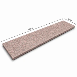 Parapet Stopnica granitowa Maple Red płomieniowana G562 150x33x2