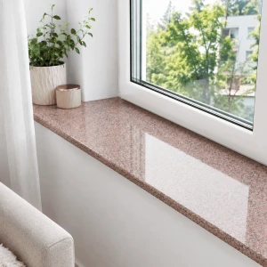 Parapet Stopnica granitowa Maple Red polerowana G562 150x33x2-Wizualizacja wygenerowana przy użyciu AI.webp