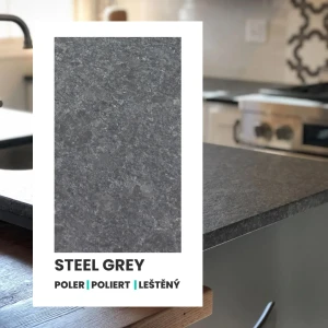 Próbka Steel Grey Polerowany