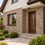 Kamień elewacyjny-dekoracyjny  kwarcytowy Copper Brick 10x30