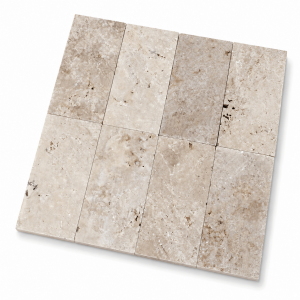 Trawertyn Ivory Classic Mix Bębnowany 30,5x15,25x3 cm