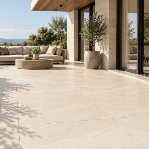 Płytka gresowa 20mm Pamstone Desert -Wizualizacja wygenerowana przy użyciu AI