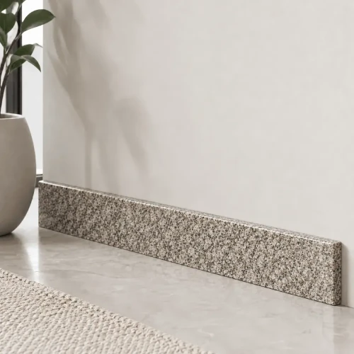 Cokół granitowy polerowany G682 New 61x8x1 cm - wizualizacja wygenerowana za pomocą AI