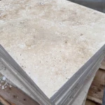 Trawertyn Ivory Classic Mix Bębnowany 61x61x3 cm 5