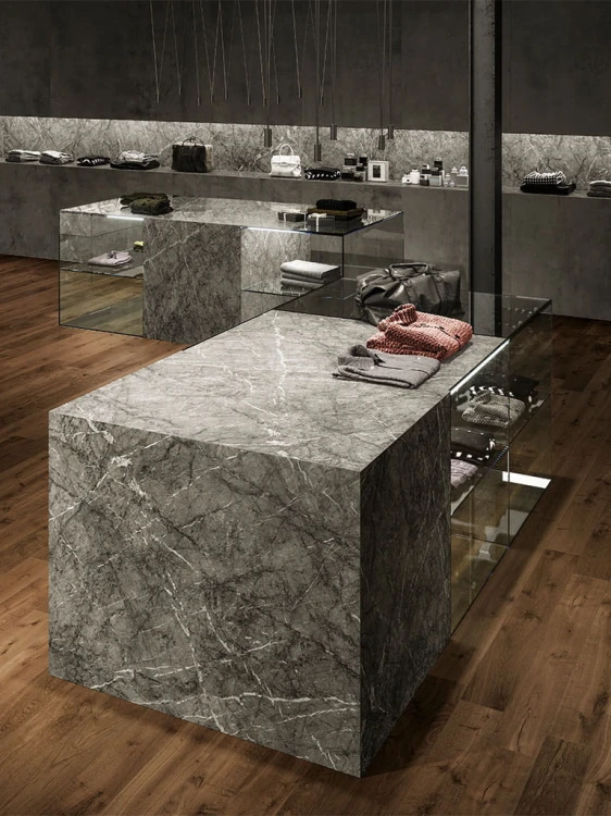 Spiek kwarcowy 12mm Grigio Intenso 324x162 cm