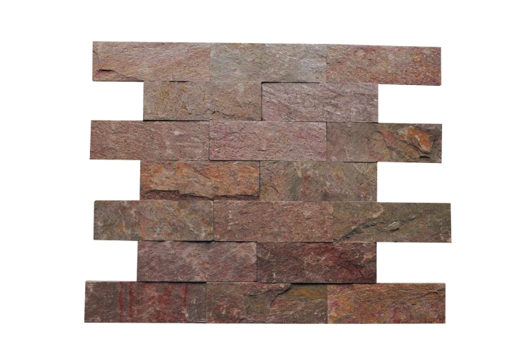Kamień elewacyjny-dekoracyjny kwarcytowy Copper Brick 10x30