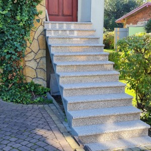 Schodek Granitowy G682 100x35x2 stopnica Bullnose | Obrzeże basenowe 